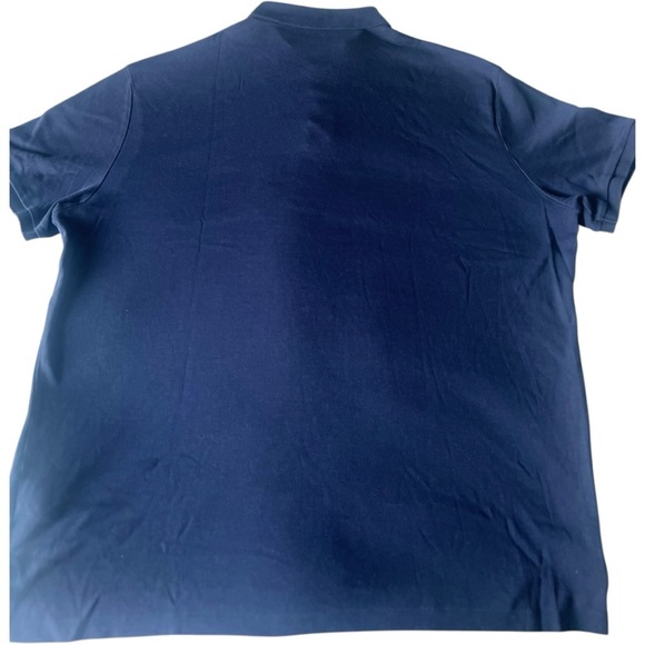 ⚜️ Polo Ralph Lauren Navy Short Sleeve Shirt w/ 🤍 White Pony Logo - Large - Picture 6 of 6